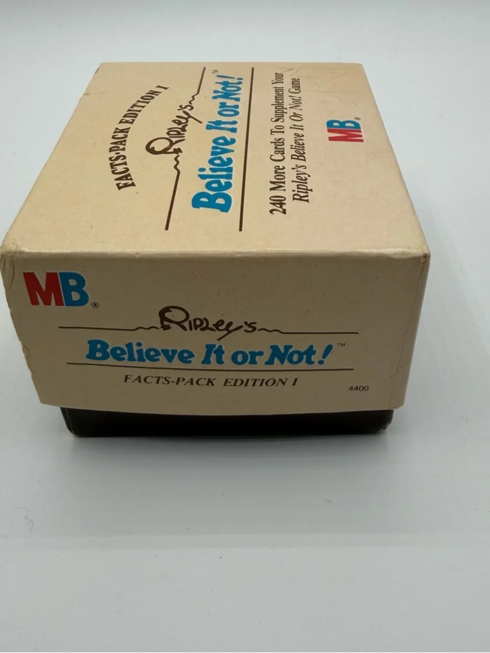 Vintage 1984 Ripley’s Believe It or Not Facts Pack Ed 1 240 Cards Milton Bradley